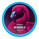Prodigy ACE Line BaseGrip M Model S midrange disc, Retroflight Series stamp, blue disc