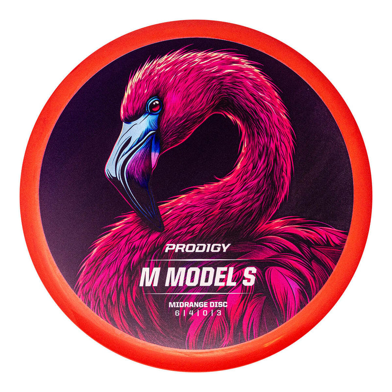 Prodigy ACE Line BaseGrip M Model S midrange disc, Retroflight Series stamp, red disc