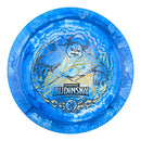 Prodigy AIR Spectrum D2 driver disc, Chantel Budinsky 2025 Signature Series stamp, blue and white disc