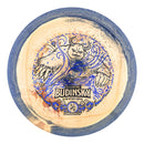 Prodigy AIR Spectrum D2 driver disc, Chantel Budinsky 2025 Signature Series stamp, light yellow and blue disc