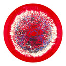 Prodigy AIR Spectrum D2 driver disc, Chantel Budinsky 2025 Signature Series stamp, red and white disc