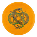 Prodigy ReBlend F3 fairway driver disc, Devourer stamp, dark orange disc