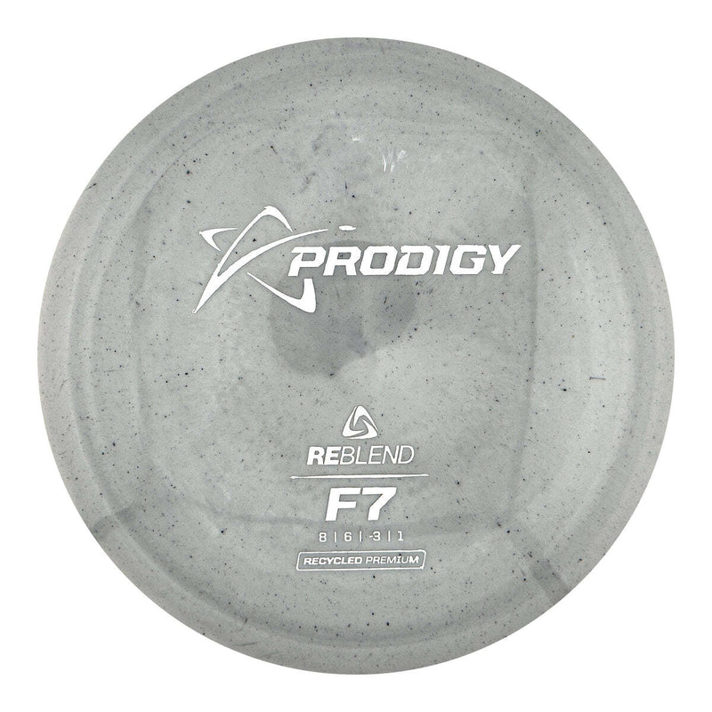 Prodigy ReBlend F7 fairway driver disc, gray disc
