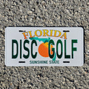 Florida Novelty Metal License Plate Tag "DISC GOLF"