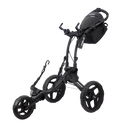 Rovic RV1D 2.0 Disc Golf Cart - Charcoal & Black