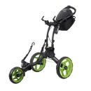 Rovic RV1D 2.0 Disc Golf Cart - Charcoal & Lime