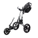 Rovic RV1D 2.0 Disc Golf Cart - Silver & Black