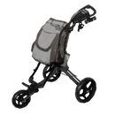 Rovic RV1D Disc Golf Cart - Charcoal & Black