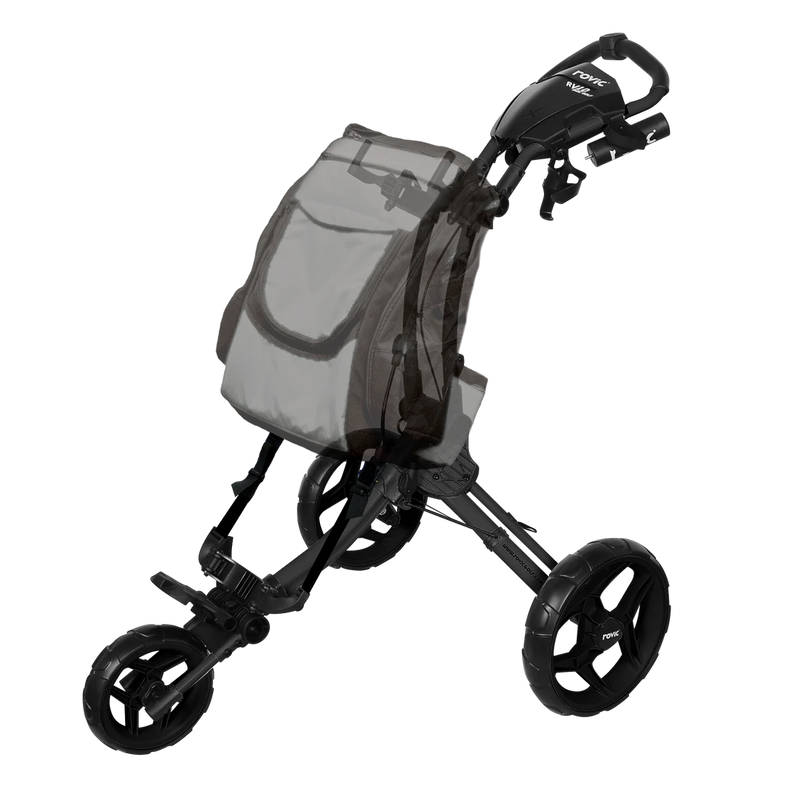 Renolo Rovic Rovic RV1D Disc Golf Cart - Charcoal & Black