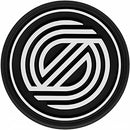 Simon Line Icon Logo Hook and Loop PVC Patch for disc golf bags, hats, and ZÜCA MOLLE panels – Black.
