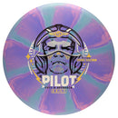 Streamline Cosmic Electron Firm Pilot putt & approach disc, purple and teal disc