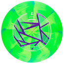 Streamline Cosmic Neutron Shift driver disc, 2026 St. Jude Fundraiser stamp, green disc