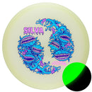 Streamline Eclipse Echo midrange disc, Silva Saarinen 2026 Halloween Team Series stamp, blue disc