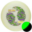 Streamline Eclipse Echo midrange disc, Silva Saarinen 2026 Halloween Team Series stamp, green disc
