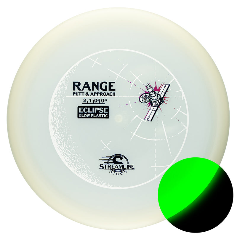 Streamline Eclipse Range putt & approach disc, pink and red disc