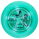 Streamline Neutron Echo midrange disc, Silas Schultz 2026 World Champion Toboggan Trophy stamp, teal disc
