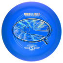 Streamline Neutron Turbulence fairway driver disc, Feel The Wind stamp, blue disc