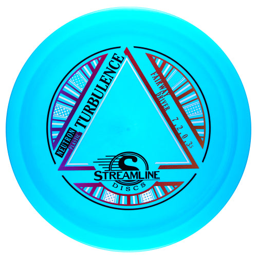 Streamline Neutron Turbulence fairway driver disc, light blue disc