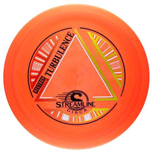 Streamline Neutron Turbulence fairway driver disc, orange disc