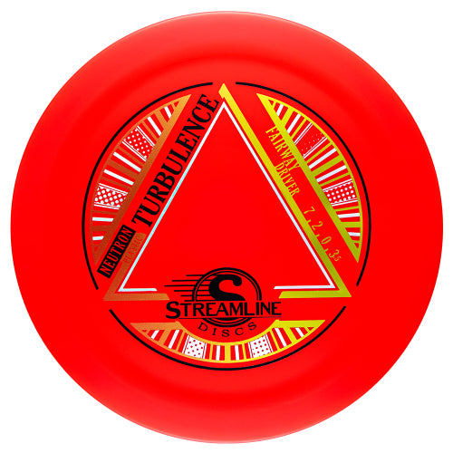 Streamline Neutron Turbulence fairway driver disc, red disc