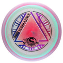 Streamline Neutron Turbulence fairway driver disc, turquoise and pink disc