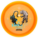 Streamline Proton Eagle McMahon Boost driver disc, Eagle McMahon Synergy Series "Strength and Intellect" stamp, orange disc