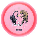 Streamline Proton Eagle McMahon Boost driver disc, Eagle McMahon Synergy Series "Strength and Intellect" stamp, pink disc