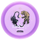 Streamline Proton Eagle McMahon Boost driver disc, Eagle McMahon Synergy Series "Strength and Intellect" stamp, purple disc