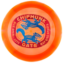 Streamline Proton Engine driver disc, 2025 MVP Open "Chipmunk Gate" stamp, orange and light pink disc