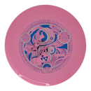 Thought Space Athletics Aura Mana midrange disc, Zoe Andyke Signature Series stamp, pink disc