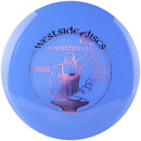Westside Discs Tournament Northman driver disc, blue disc