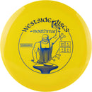 Westside Discs Tournament Northman driver disc, yellow disc