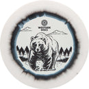 Westside Discs Tournament Ring Bear fairway driver disc, white and black disc with white rim