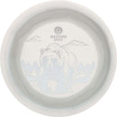 Westside Discs Tournament Ring Bear fairway driver disc, white and silver disc with white rim