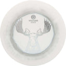 Westside Discs Tournament Ring Stag fairway driver disc, white and silver disc with white rim