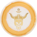 Westside Discs Tournament Ring Underworld driver disc, white disc with orange and white rim