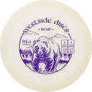 Westside Discs VIP Bear fairway driver disc, white disc
