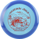 Westside Discs VIP Matt Orum Tide driver disc, First Run stamp, blue disc