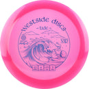 Westside Discs VIP Matt Orum Tide driver disc, First Run stamp, pink disc