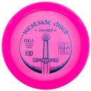 Westside Discs VIP Sword driver disc, white disc