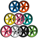 Clicgear Rovic Wheel Set of 2 (left and right pair)