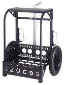 Zuca Trekker LG Disc Golf Cart - Black Backpack LG Frame With Black Insert Bag