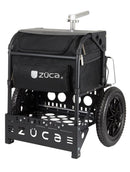 Zuca Transit Disc Golf Cart - Black Frame With Black Insert Bag