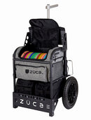 Zuca Transit Disc Golf Cart - Black Frame With Charcoal Insert Bag