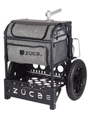 Zuca Transit Disc Golf Cart - Black Frame With Charcoal Insert Bag