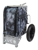 Zuca Metallic Silver All Terrain Disc Golf Cart - Storm All Terrain Insert Bag