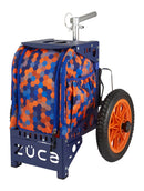Zuca Compact Disc Golf Cart - Navy Frame With Garrett Gurthie Special Edition Insert Bag