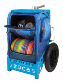 Zuca Trekker Disc Golf Cart - Blue Frame With Birdie Pines Insert Bag