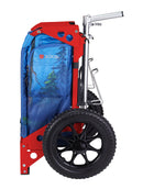 Zuca Trekker Disc Golf Cart - Red Frame With Birdie Pines Insert Bag