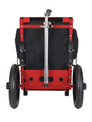 Zuca Trekker Disc Golf Cart - Red Frame With Black Insert Bag
